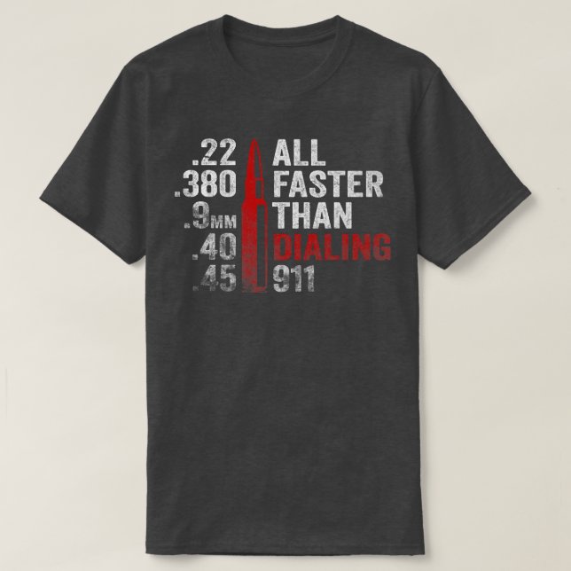 T-shirt Toutes les opérations plus rapides que la numérota (Design devant)