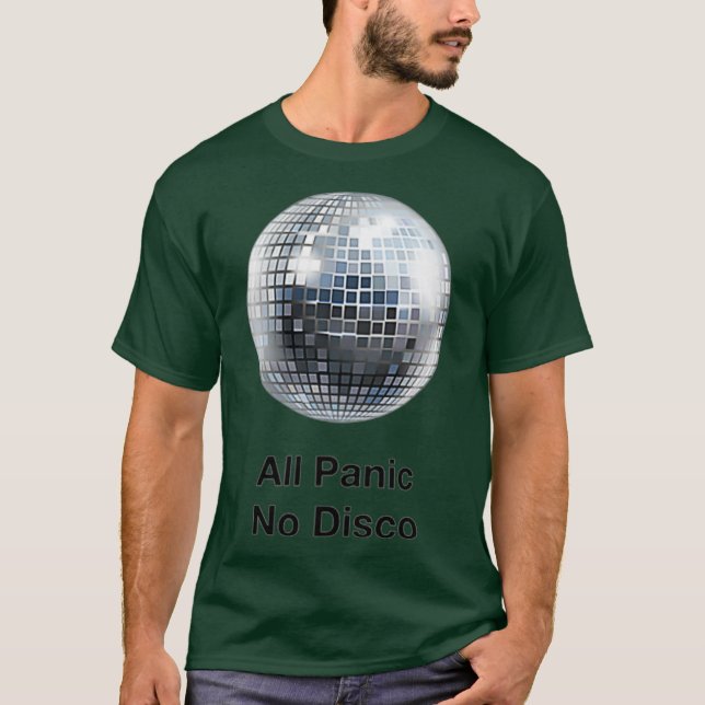 T-shirt Toutes les paniques Pas de disco Club (Devant)