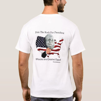 T-shirt Toutes les roches sur le dos