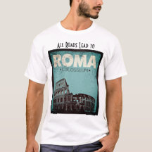Toutes les routes mènent Roma Colisée Design vinta