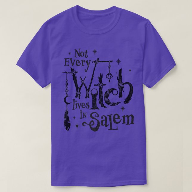 T-shirt Toutes les sorcières ne vivent pas dans les procès (Design devant)