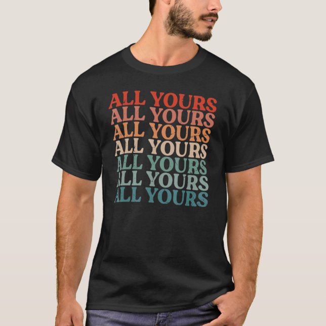 T-shirt Toutes Tes Couple Girlfriend One Liner Plaisanteri (Devant)