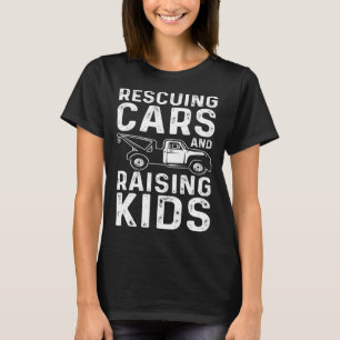 T-shirt Tow Truck Driver Papa Trucker Secourt