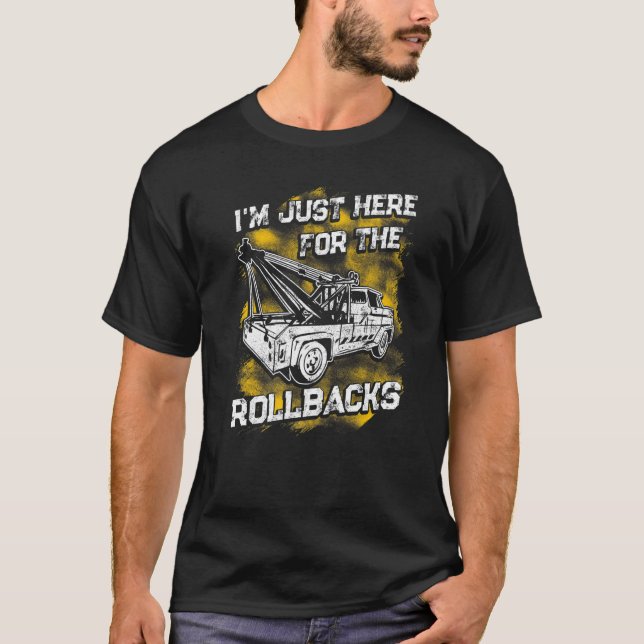 T-shirt Tow Trucker Tow Truck Driver Tow Operator Breakdow (Devant)