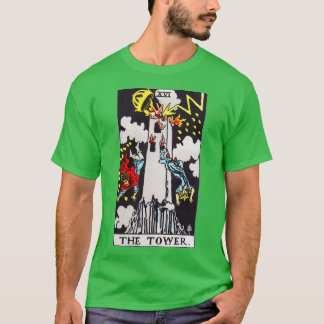 T-shirt Tower Tarot Card TAROT tendance