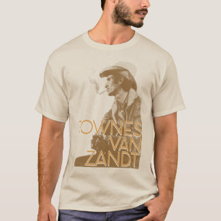 T-shirt Townes Van Zandt - Live is to Fly Retro Country