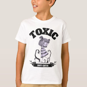 T-shirt Toxique, mais mignon Déplaisant drôle Halloween Gr