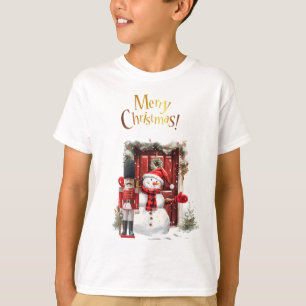T-shirt Toy British Soldier Bearskin casquette et Snowman
