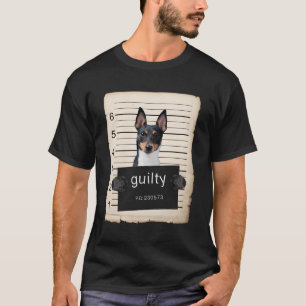 T-shirt Toy Fox Terrier Chien Mug Shot