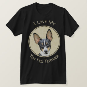T-shirt Toy Fox Terrier Peinture - Cute Original Chien Art