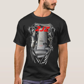 T-shirt Toyota 2JZ Engine Art Horlogerie Supra AWD Cars CC