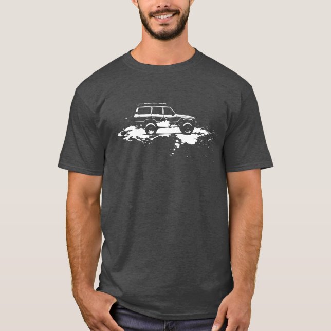 T-shirt Toyota 4Runner en peluche boueuse (Devant)