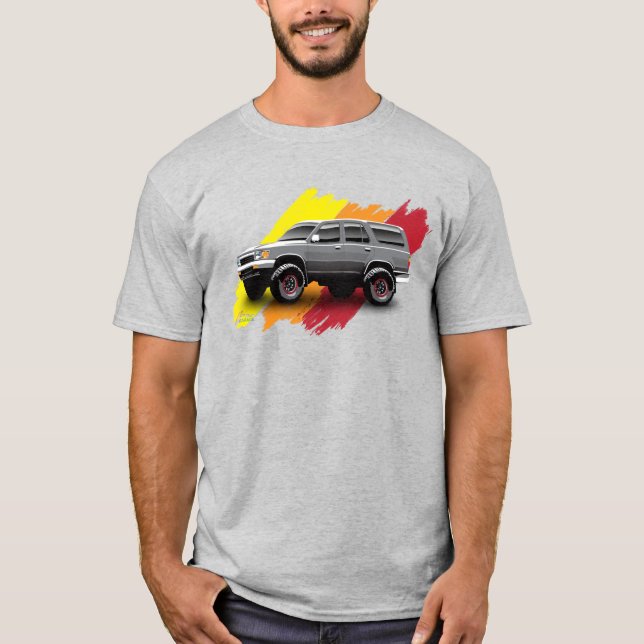 T-shirt Toyota 4Runner/Surf 4x4 1990 (Devant)