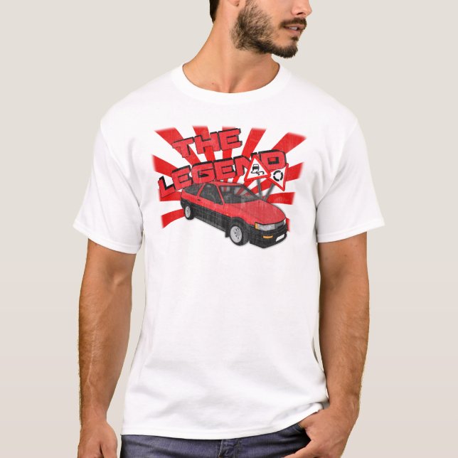 T-shirt Toyota Corolla AE86 (Devant)