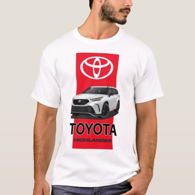 T-shirt Toyota Highlander (Devant)