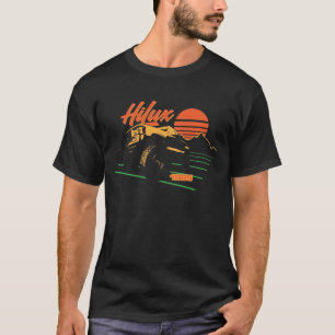 T-shirt Toyota Hilux 1985 Retro Sunset