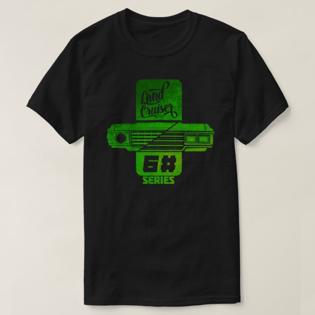 T-shirt Toyota Land Cruiser FJ60 HJ62 FJ62 - Modèle 60 Ser (Design devant)