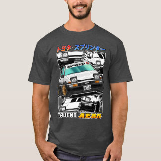 T-shirt Toyota Sprinterrueno AE86 Street Racing friend fun