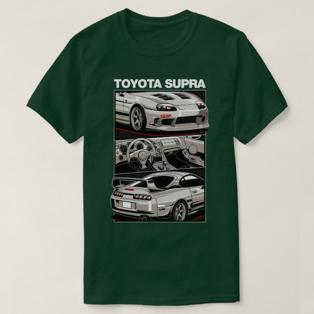 T-SHIRT TOYOTA SUPRA 1 (Design devant)