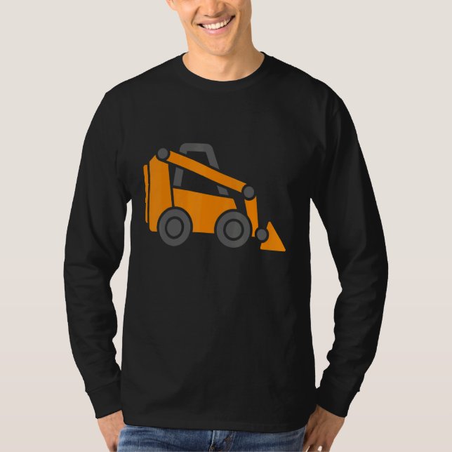 T-shirt Tracé du chargeur d'empattement de Little Worker C (Devant)