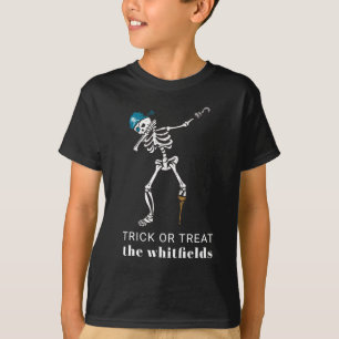 T-shirt Trace ou traitement personnalisé Halloween Dabbing