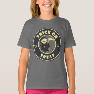 T-shirt Tracer ou traiter Grim Reaper starbucks logo café