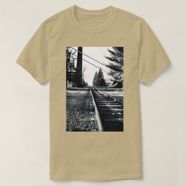 T-shirt Traces ferroviaires (Design devant)