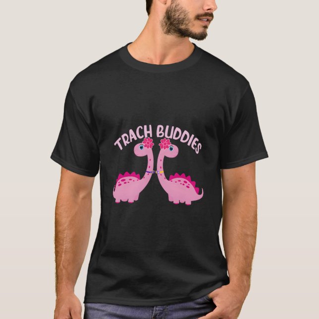 T-shirt Tracheasaurus Trach Buddies Tracheostomy Sensibili (Devant)