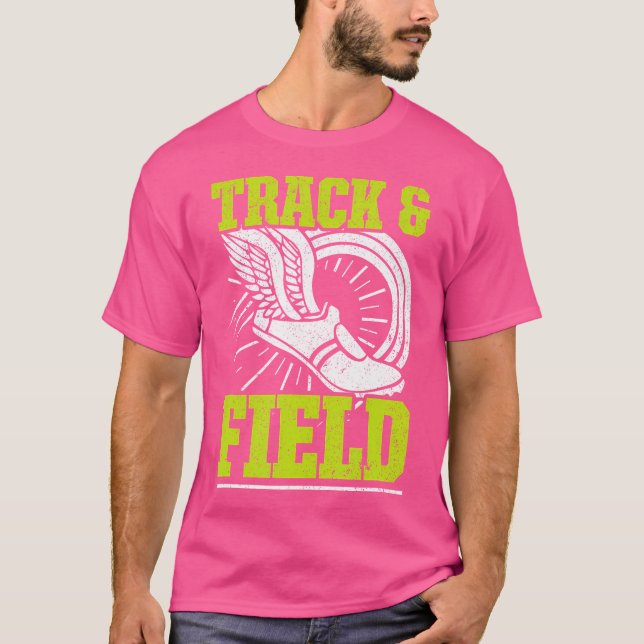 T-shirt Track Field Track Team Women Men (Devant)