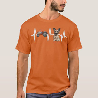T-shirt Tracteur agricole Skye Terrier Amoureux des chiens