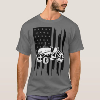 T-shirt Tracteur américain Rancher Farming Farmland
