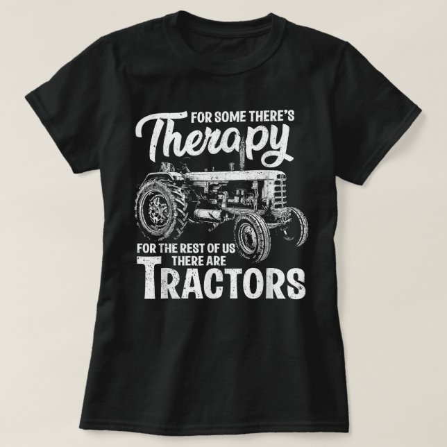T-shirt Tracteur amusant Thérapie agricole Tracteur agrico (Design devant)