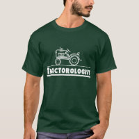 Tracteur amusant Tractorologue humoristique Vert