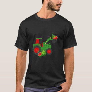 T-shirt Tracteur de ferme Watermelon vacances d'été Fruit