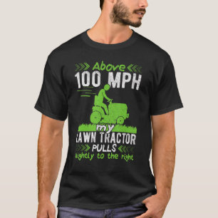 T-shirt Tracteur de pelouse de moulage et Landscapant de t