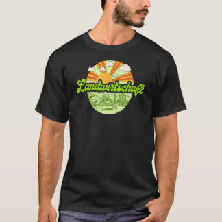 T-shirt Tracteur Farmer Motif Avec Dit Bauer Agrarstarz
