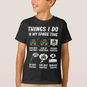 T-shirt Tracteur Garçon amusant Tracteurs agricoles