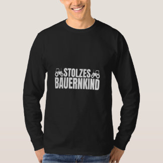 T-shirt Tracteur pour enfants de ferme Fière conduite