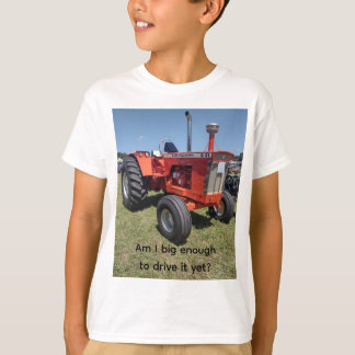 T-shirt tracteur pour enfants, "Suis-je assez gran