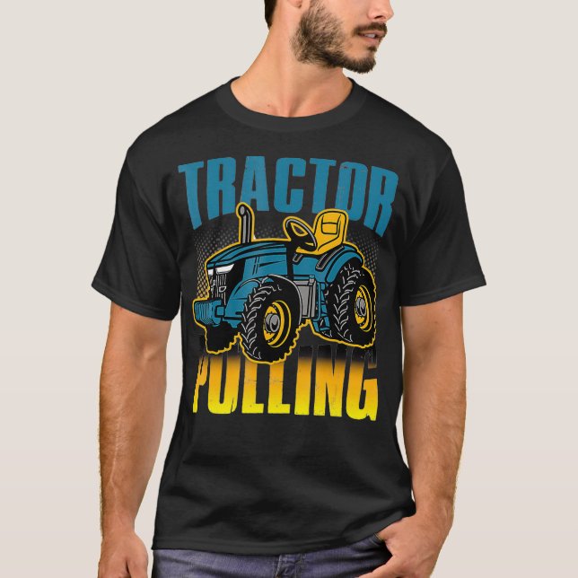 T-shirt Tracteur Pulling et traction intégrale à traction  (Devant)