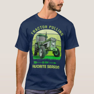 T-shirt Tracteur Pulling Favori Saison Tracteur Pull