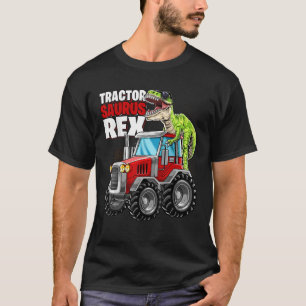 T-shirt Tracteur Saurus Rex T Rex Dinosaur Tracteur Annive