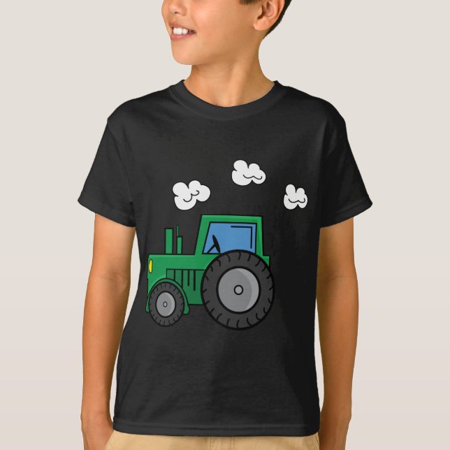 T-shirt Tracteur vert (Devant)