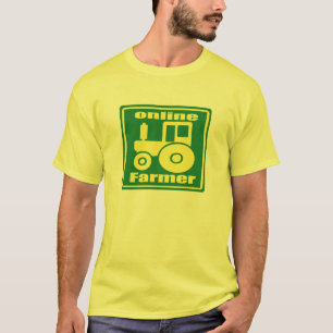 T-shirt tracteur vert