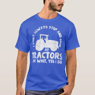 T-shirt Tracteurs Fermier Tracteur Amiante