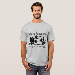T-shirt Traction antique de tracteur de Fencerow d'équipe