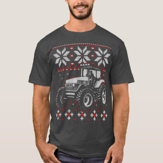 T-shirt Tractor Lover doux de Noël, Fermier agricole