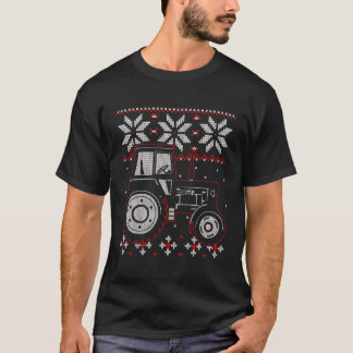 T-shirt Tractor Lover Ugly Christmas Sweater Farmer Farmin