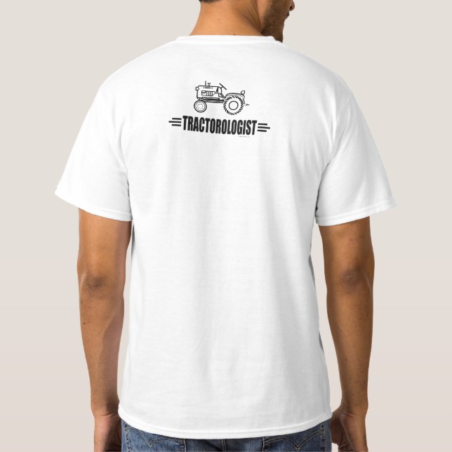 T-shirt Tractorologue Tracteur amusant Racing (Dos)