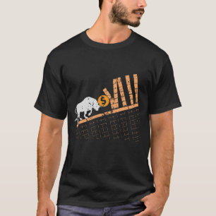 T-shirt Trader Crypto Asset Trader Bull Trend Art